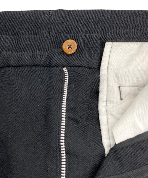 COMME des GARCONS HOMME DEUX（コムデギャルソン オム ドゥ）COMME des GARCONS HOMME DEUX (コムデギャルソン オム ドゥ) ポリエステル縮絨スラックス ブラック サイズ:Mの古着・服飾アイテム