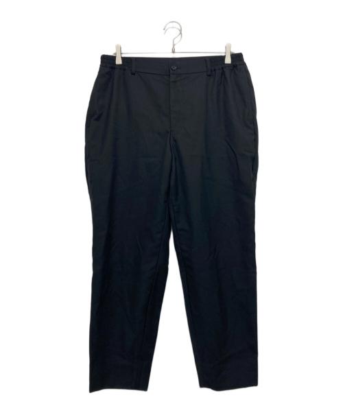 COMME des GARCONS HOMME DEUX（コムデギャルソン オム ドゥ）COMME des GARCONS HOMME DEUX (コムデギャルソン オム ドゥ) ウールテーパードスラックス ブラック サイズ:Lの古着・服飾アイテム
