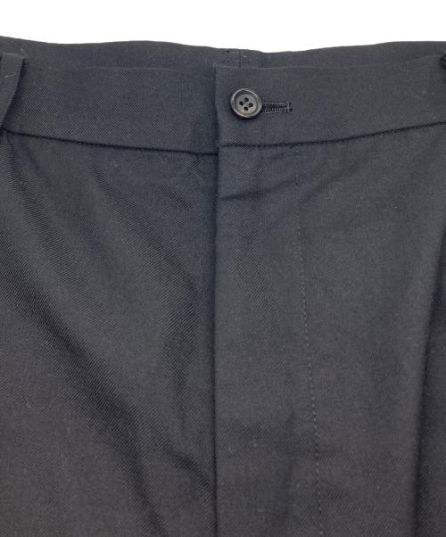 COMME des GARCONS HOMME DEUX（コムデギャルソン オム ドゥ）COMME des GARCONS HOMME DEUX (コムデギャルソン オム ドゥ) ウールテーパードスラックス ブラック サイズ:Lの古着・服飾アイテム