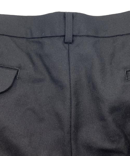 COMME des GARCONS HOMME DEUX（コムデギャルソン オム ドゥ）COMME des GARCONS HOMME DEUX (コムデギャルソン オム ドゥ) ウールテーパードスラックス ブラック サイズ:Lの古着・服飾アイテム