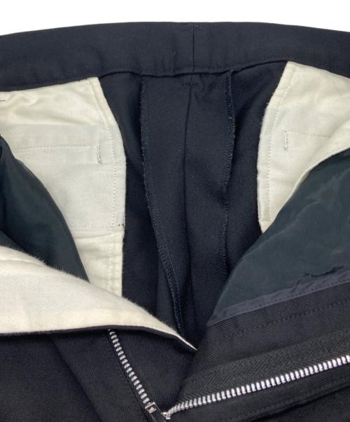 COMME des GARCONS HOMME DEUX（コムデギャルソン オム ドゥ）COMME des GARCONS HOMME DEUX (コムデギャルソン オム ドゥ) ウールテーパードスラックス ブラック サイズ:Lの古着・服飾アイテム
