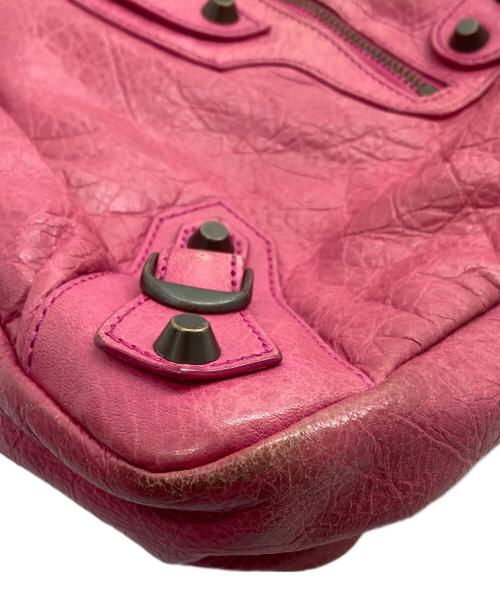 BALENCIAGA（バレンシアガ）BALENCIAGA (バレンシアガ) ザ・タウン 2WAYショルダーバッグ ピンクの古着・服飾アイテム