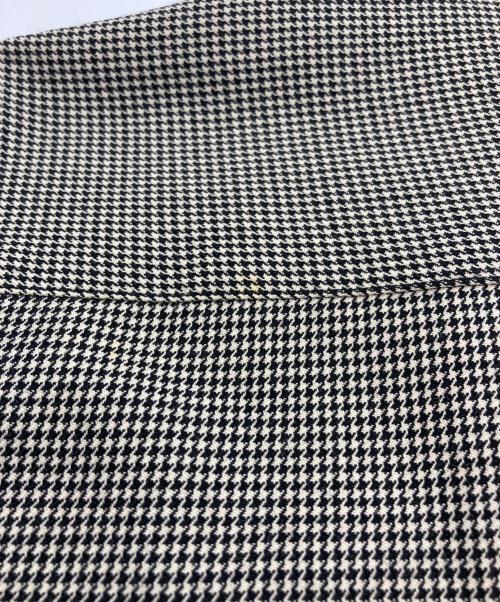 COMME des GARCONS HOMME PLUS（コムデギャルソンオムプリュス）COMME des GARCONS HOMME PLUS (コムデギャルソンオムプリュス) ハウンドトゥース ウール クロップドシャツ ベージュ×ブラック サイズ:表記なしの古着・服飾アイテム