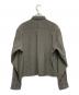 COMME des GARCONS HOMME PLUS (コムデギャルソンオムプリュス) ハウンドトゥース ウール クロップドシャツ ベージュ×ブラック サイズ:表記なし：15000円