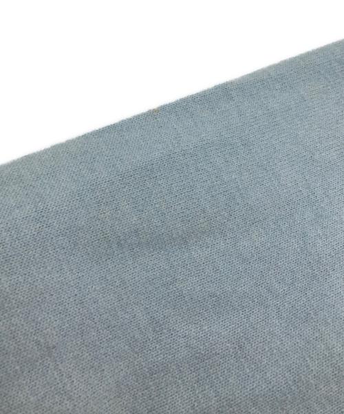 COMME des GARCONS HOMME PLUS（コムデギャルソンオムプリュス）COMME des GARCONS HOMME PLUS (コムデギャルソンオムプリュス) 薔薇柄 Vネックニットカーディガン スカイブルー×ピンク サイズ:表記無しの古着・服飾アイテム