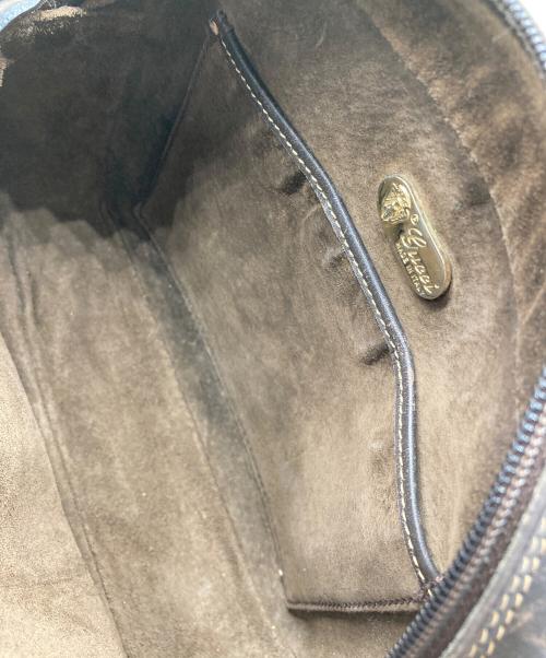 GUCCI（グッチ）GUCCI (グッチ) ハラコ ミニショルダーバッグ ブラウンの古着・服飾アイテム