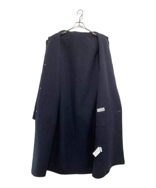 FOLL（フォル）FOLL (フォル) brushed napping rever coat ネイビー サイズ:FREEの古着・服飾アイテム