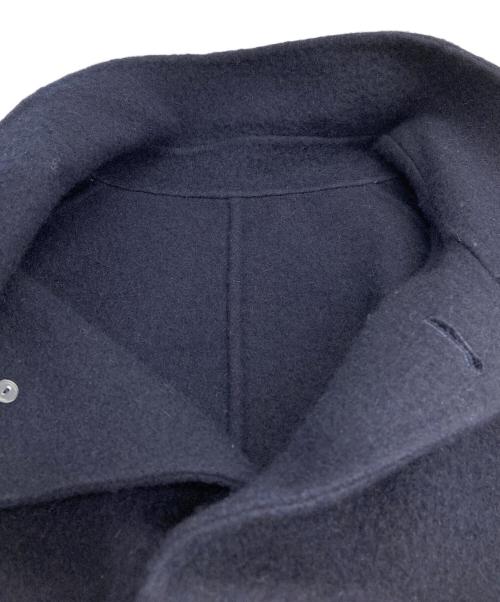 FOLL（フォル）FOLL (フォル) brushed napping rever coat ネイビー サイズ:FREEの古着・服飾アイテム