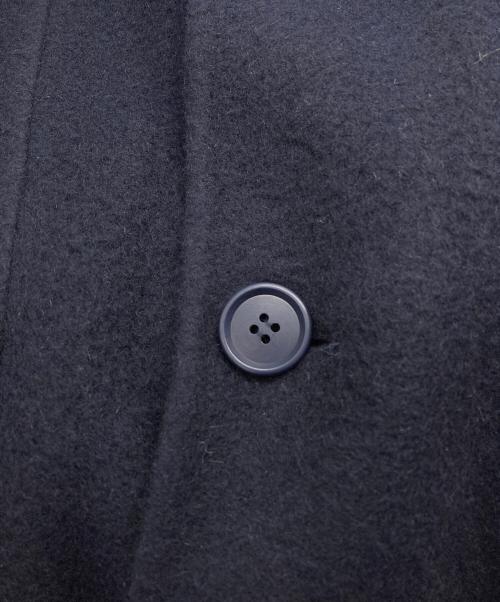 FOLL（フォル）FOLL (フォル) brushed napping rever coat ネイビー サイズ:FREEの古着・服飾アイテム