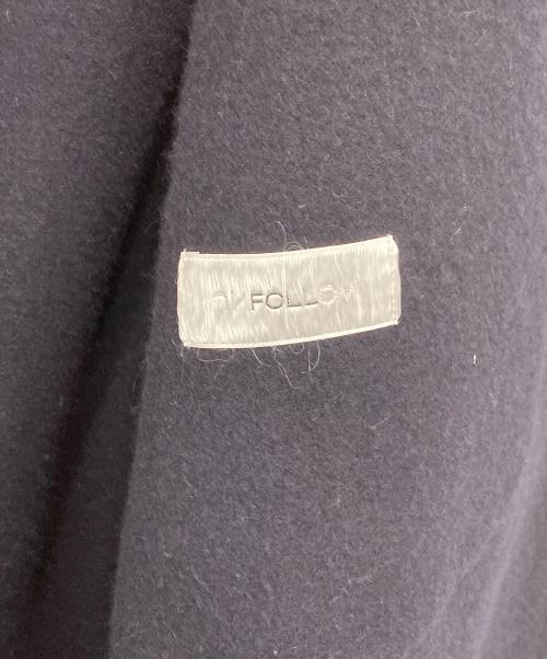 FOLL（フォル）FOLL (フォル) brushed napping rever coat ネイビー サイズ:FREEの古着・服飾アイテム