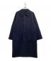 FOLL（フォル）の古着「brushed napping rever coat」｜ネイビー