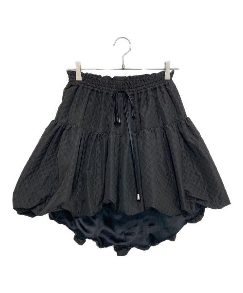 BABY RETURN（ベイビーリターン）BABY RETURN (ベイビーリターン) キルティングバルーンスカート ブラック サイズ:表記なしの古着・服飾アイテム