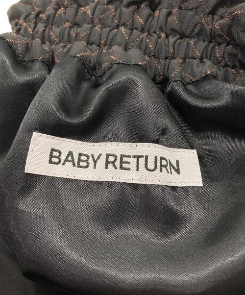 BABY RETURN（ベイビーリターン）BABY RETURN (ベイビーリターン) キルティングバルーンスカート ブラック サイズ:表記なしの古着・服飾アイテム