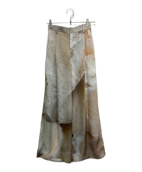 Ameri VINTAGE（アメリヴィンテージ）Ameri VINTAGE (アメリヴィンテージ) MEDI SPLIT TONE GRADATION SET UP グレー×ベージュ サイズ:Sの古着・服飾アイテム