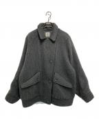 Ameriアメリ）の古着「UND MOHAIR SHAGGY FLIGHT JACKET」｜グレー