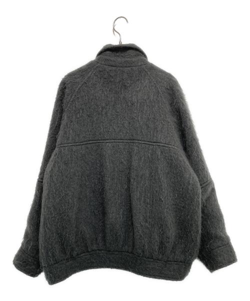 Ameri（アメリ）Ameri (アメリ) UND MOHAIR SHAGGY FLIGHT JACKET グレー サイズ:Sの古着・服飾アイテム