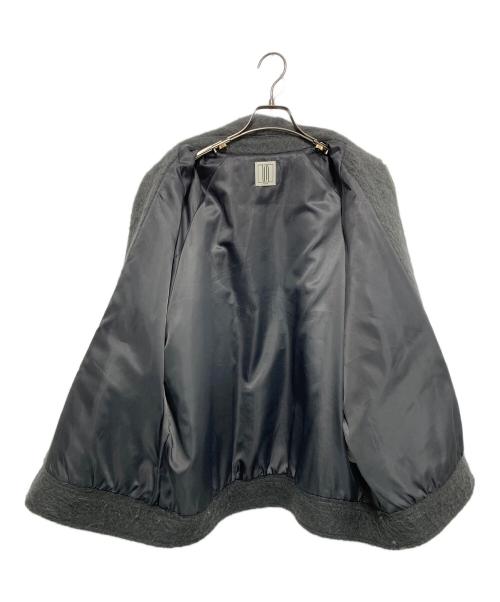 Ameri（アメリ）Ameri (アメリ) UND MOHAIR SHAGGY FLIGHT JACKET グレー サイズ:Sの古着・服飾アイテム