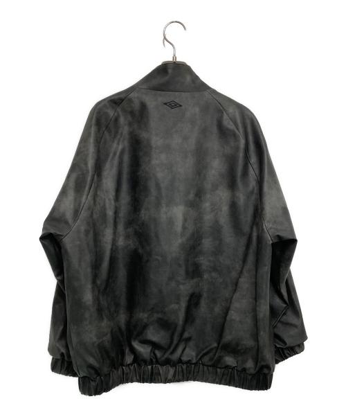 UMBRO（アンブロ）UMBRO (アンブロ) PU Stand Collar Jacket ブラック サイズ:Mの古着・服飾アイテム