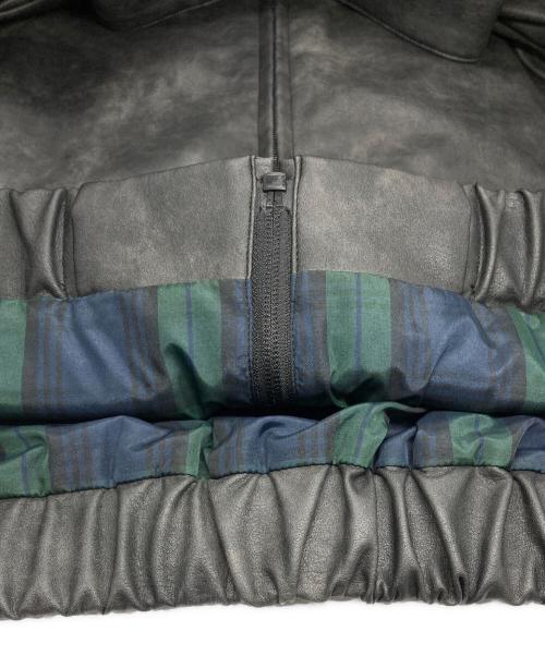 UMBRO（アンブロ）UMBRO (アンブロ) PU Stand Collar Jacket ブラック サイズ:Mの古着・服飾アイテム
