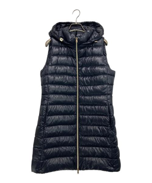 HERNO（ヘルノ）HERNO (ヘルノ) ロングダウンベスト ネイビー サイズ:46の古着・服飾アイテム