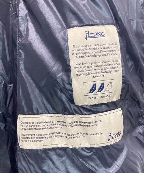 HERNO（ヘルノ）HERNO (ヘルノ) ロングダウンベスト ネイビー サイズ:46の古着・服飾アイテム