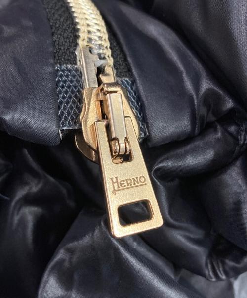HERNO（ヘルノ）HERNO (ヘルノ) ロングダウンベスト ネイビー サイズ:46の古着・服飾アイテム