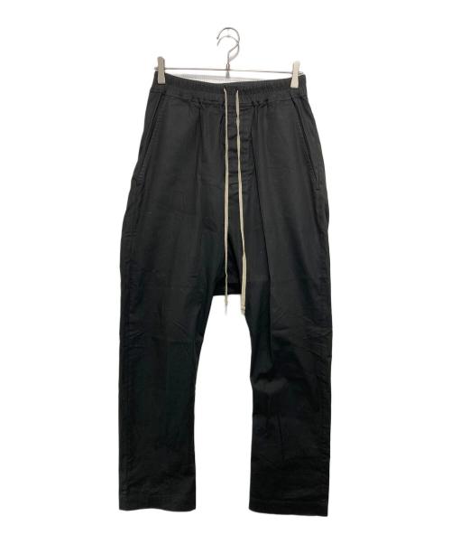 RICK OWENS（リックオウエンス）RICK OWENS (リックオウエンス) DRAWSTRING LONG PANTS ブラック サイズ:46の古着・服飾アイテム