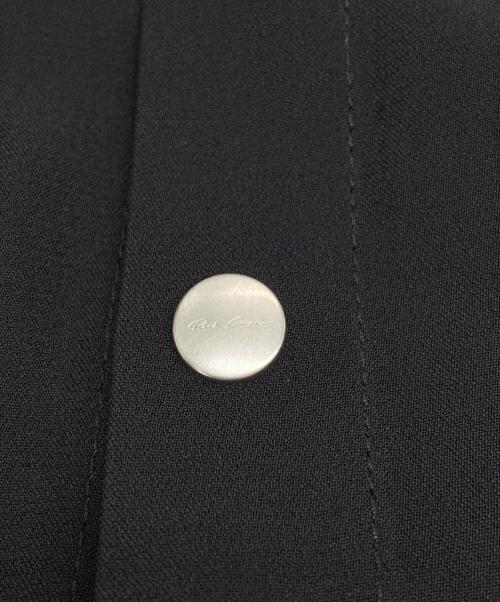 RICK OWENS（リックオウエンス）RICK OWENS (リックオウエンス) SLEEVELESS JUMBO OUTERSHIRT ブラック サイズ:48の古着・服飾アイテム