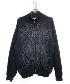 YARDSALEヤードセール）の古着「Ripper Knit」｜ブラック