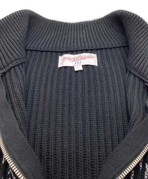 YARDSALE（ヤードセール）YARDSALE (ヤードセール) Ripper Knit ブラック サイズ:Lの古着・服飾アイテム