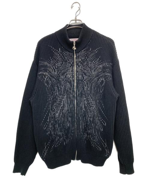 YARDSALE（ヤードセール）YARDSALE (ヤードセール) Ripper Knit ブラック サイズ:Lの古着・服飾アイテム