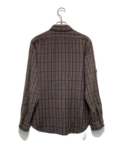 PENDLETON（ペンドルトン）PENDLETON (ペンドルトン) ウールチェックシャツ ベージュ×ブルー×グリーン サイズ:Lの古着・服飾アイテム