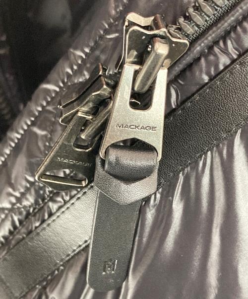 mackage（マッカージュ）mackage (マッカージュ) CALINA-R フーデッドダウンコート ブラック サイズ:Mの古着・服飾アイテム