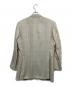 BRIONI (ブリオーニ) TRAIANO カシミヤシルク 3B チェックテーラードジャケット アイボリー×グレー サイズ:41：30000円