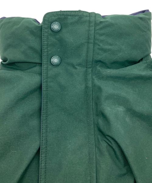 Eddie Bauer（エディーバウアー）Eddie Bauer (エディーバウアー) 90's ダウンジャケット グリーン×ネイビー サイズ:Mの古着・服飾アイテム
