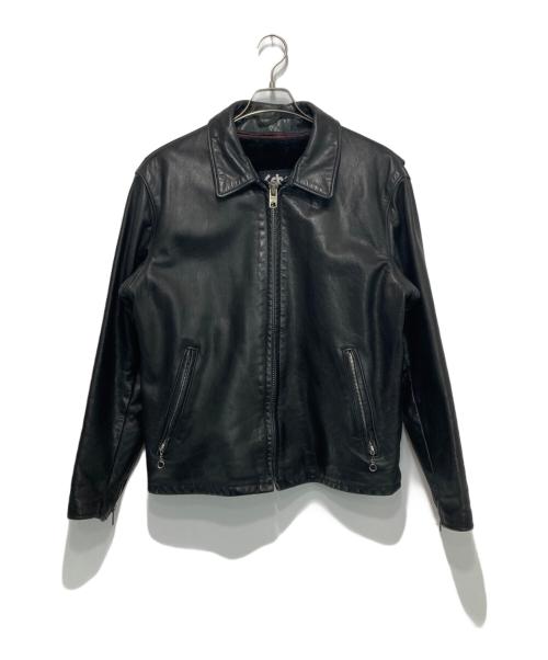 Schott（ショット）Schott (ショット) シングルライダース レザージャケット ブラック サイズ:42の古着・服飾アイテム