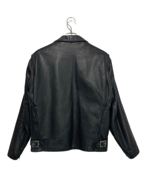 Schott（ショット）Schott (ショット) シングルライダース レザージャケット ブラック サイズ:42の古着・服飾アイテム