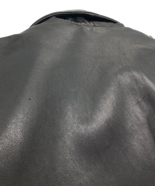 Schott（ショット）Schott (ショット) シングルライダース レザージャケット ブラック サイズ:42の古着・服飾アイテム