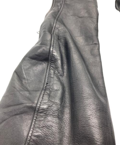 Schott（ショット）Schott (ショット) シングルライダース レザージャケット ブラック サイズ:42の古着・服飾アイテム