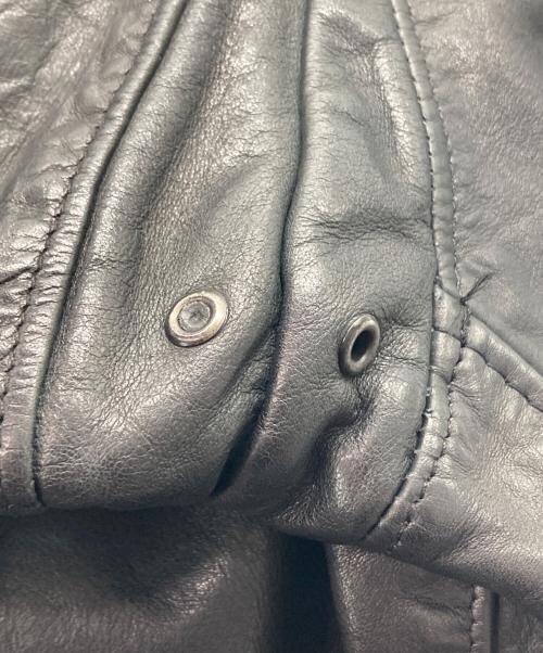 Schott（ショット）Schott (ショット) シングルライダース レザージャケット ブラック サイズ:42の古着・服飾アイテム