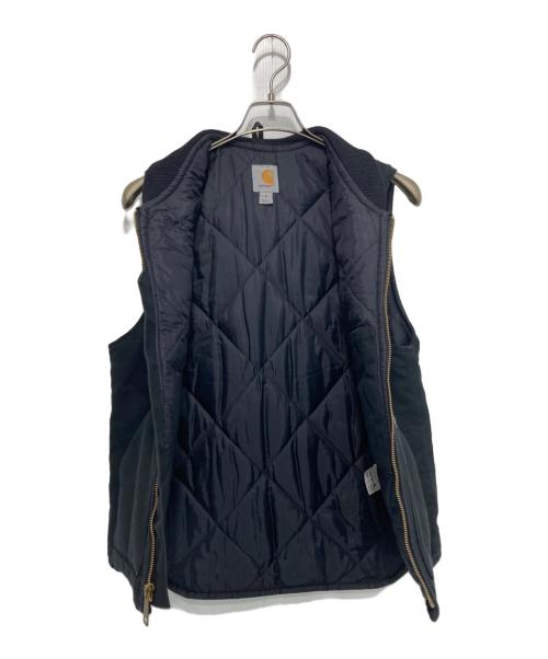CarHartt（カーハート）CarHartt (カーハート) ダックワークベスト ブラック サイズ:Sの古着・服飾アイテム