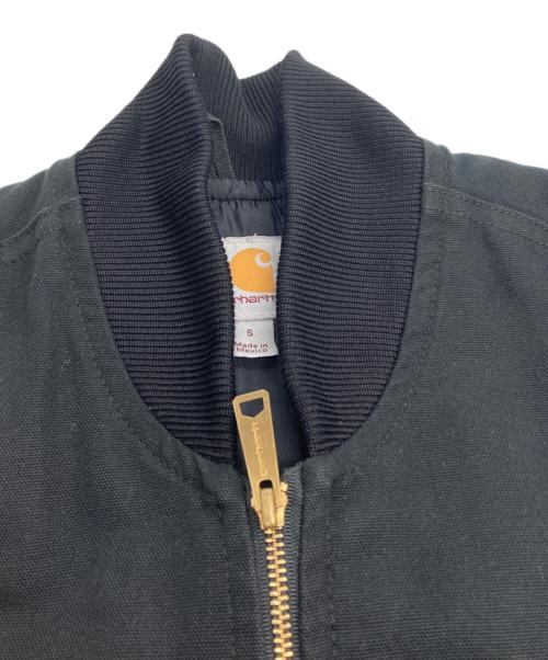 CarHartt（カーハート）CarHartt (カーハート) ダックワークベスト ブラック サイズ:Sの古着・服飾アイテム