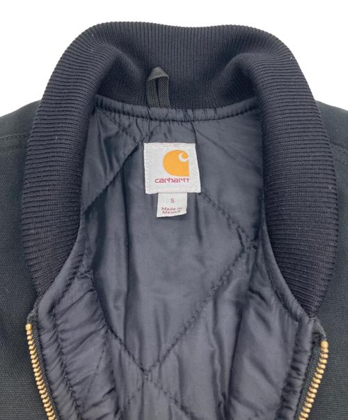 CarHartt（カーハート）CarHartt (カーハート) ダックワークベスト ブラック サイズ:Sの古着・服飾アイテム