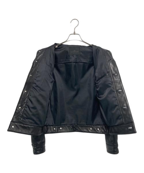 MEN's MELROSE（メンズメルローズ）MEN'S MELROSE (メンズメルローズ) シープレザートラッカージャケット ブラック サイズ:3の古着・服飾アイテム