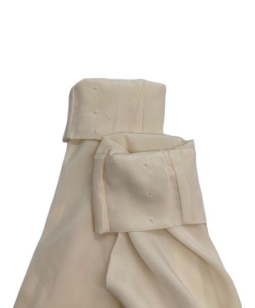 Christian Dior PRET-A-PORTER（クリスチャンディオールプレタポルテ）Christian Dior PRET-A-PORTER (クリスチャンディオールプレタポルテ) シルクブラウス ベージュ サイズ:Mの古着・服飾アイテム