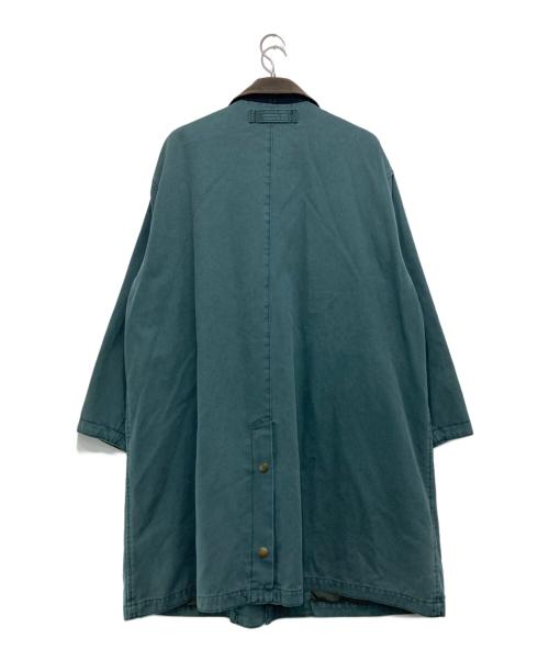 NAUTICA（ノーティカ）NAUTICA (ノーティカ) ダックロングコート グリーン×ブラウン サイズ:Mの古着・服飾アイテム