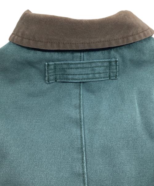 NAUTICA（ノーティカ）NAUTICA (ノーティカ) ダックロングコート グリーン×ブラウン サイズ:Mの古着・服飾アイテム