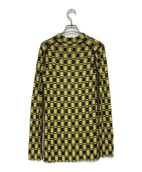 KENZO（ケンゾー）KENZO (ケンゾー) ニット＋スカート セットアップ イエロー×ブラック サイズ:XSの古着・服飾アイテム