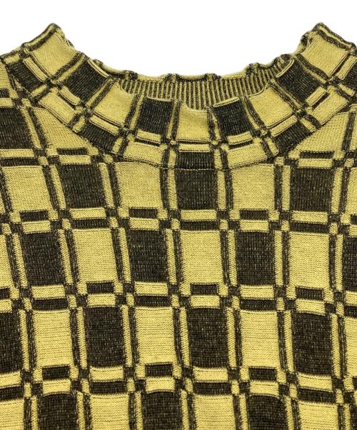 KENZO（ケンゾー）KENZO (ケンゾー) ニット＋スカート セットアップ イエロー×ブラック サイズ:XSの古着・服飾アイテム