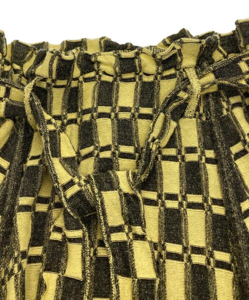 KENZO（ケンゾー）KENZO (ケンゾー) ニット＋スカート セットアップ イエロー×ブラック サイズ:XSの古着・服飾アイテム